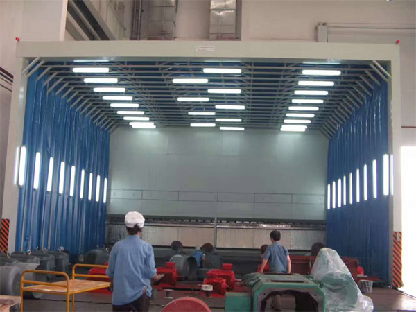 伸缩式喷烤漆房