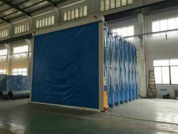 伸缩式喷烤漆房